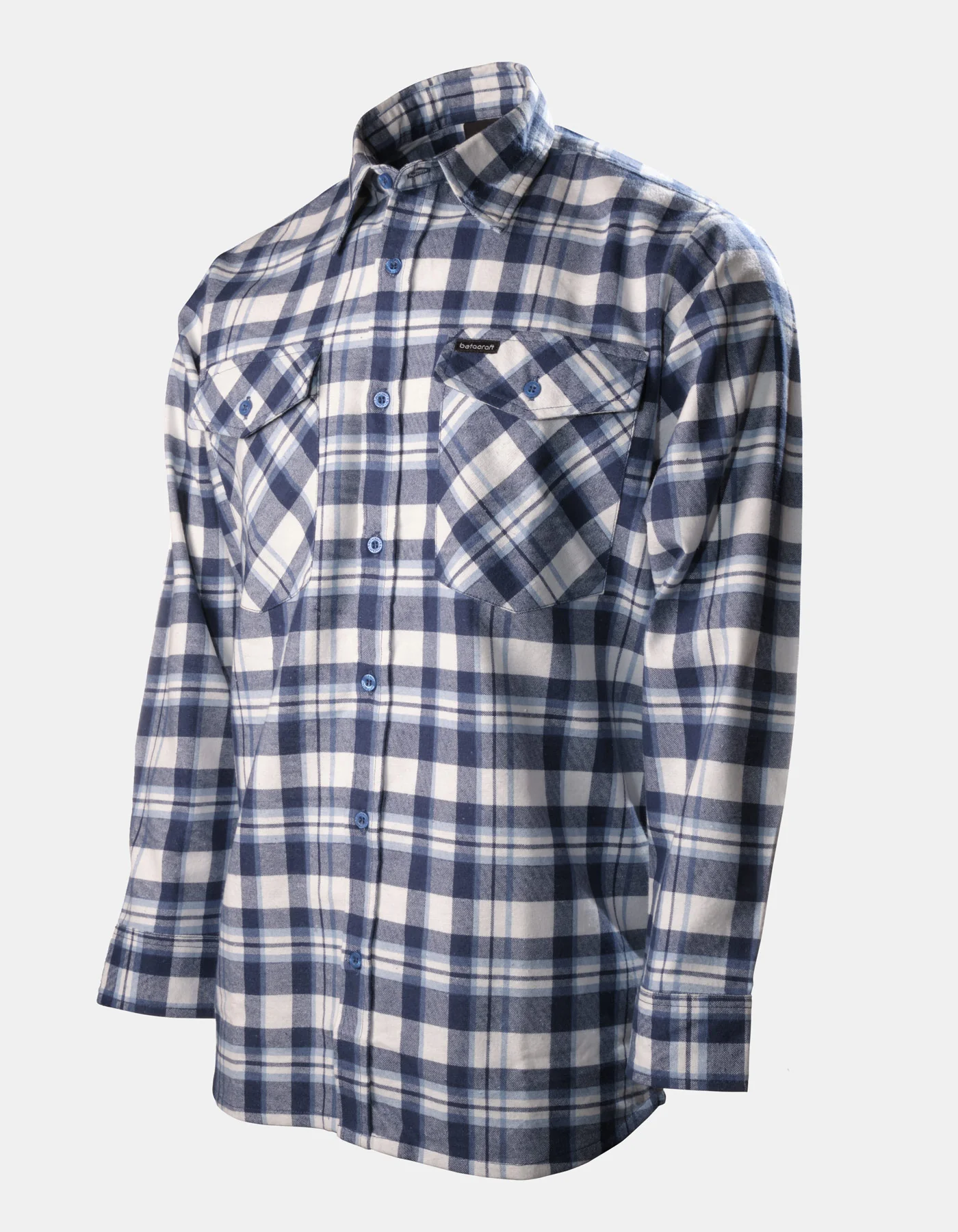 Field Shirt Open Front Blue