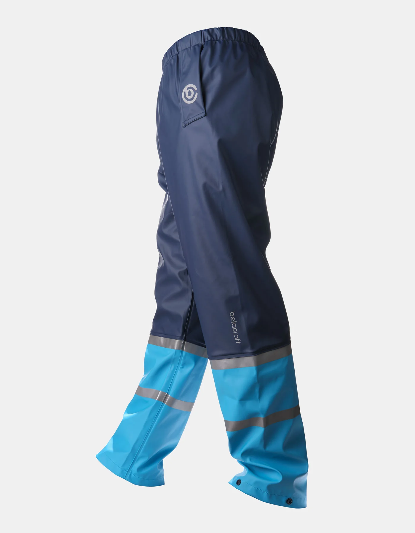 Juniors Tuffbak Overtrouser Blue - Image 3