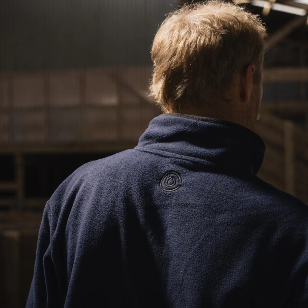 Quest Fleece 1/2 Zip Top Dark Navy - Image 5