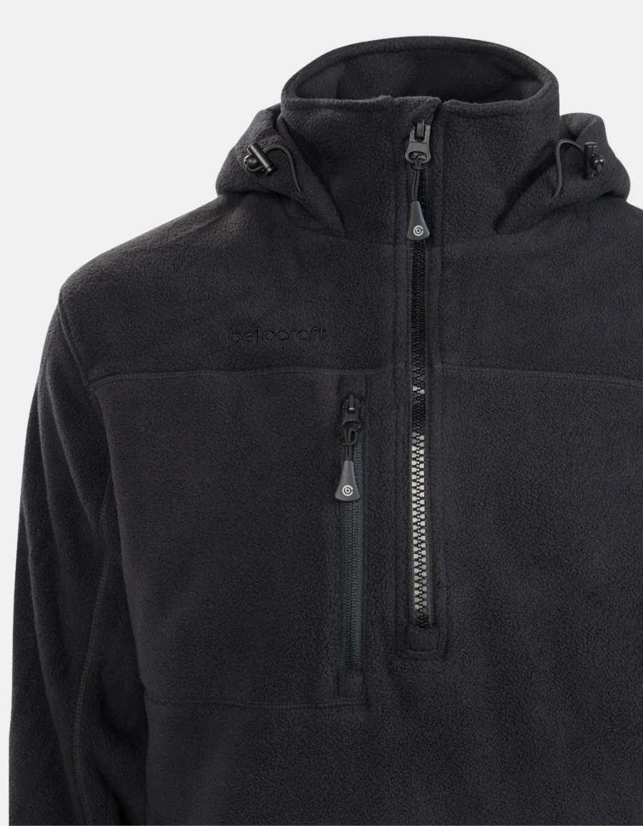 Quest Fleece Bush Shirt Jet Black - Image 3