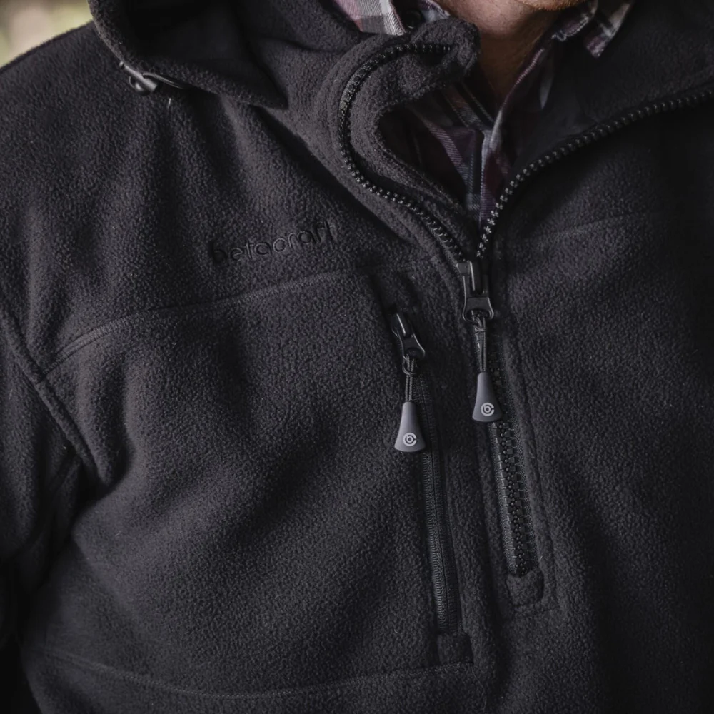 Quest Fleece Bush Shirt Jet Black - Image 6