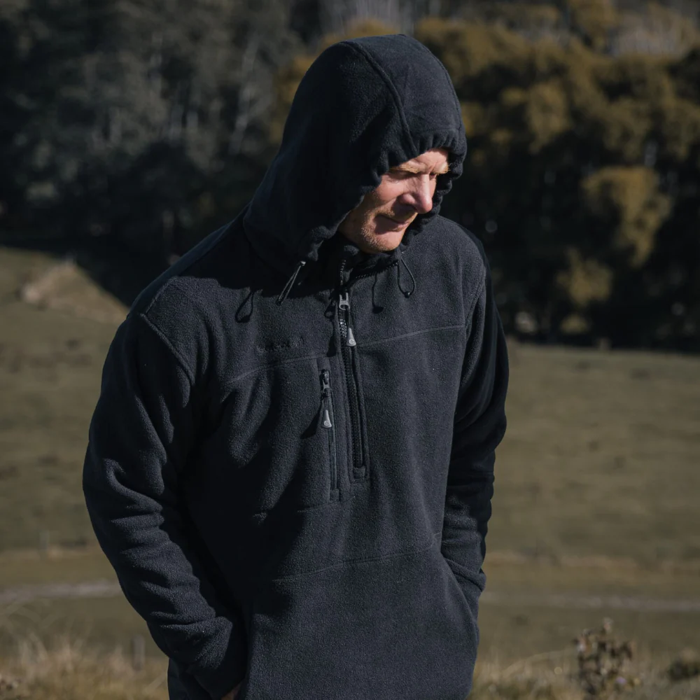 Quest Fleece Bush Shirt Jet Black - Image 9
