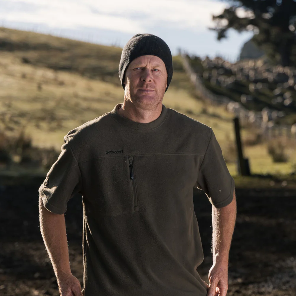 Quest Fleece Tee Khaki - Image 3