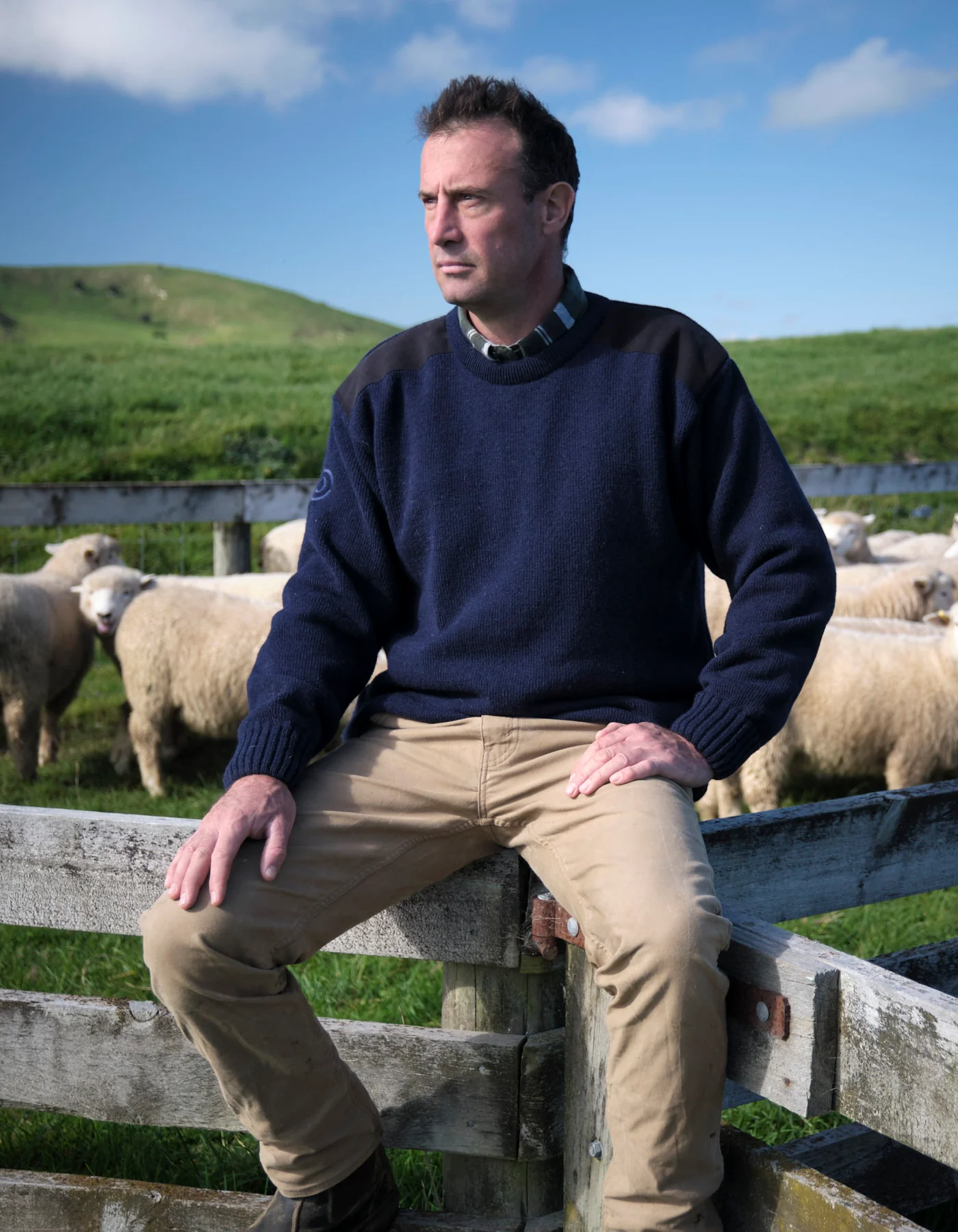 Wildridge Dunstan Woollen Jersey Navy - Image 2